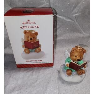 Hallmark Keepsake Bible Story Bear 2014 Christmas Ornament